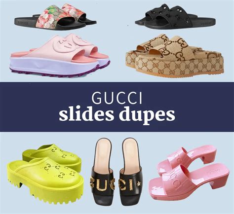 slide sandal gucci fake|gucci sandals dupe.